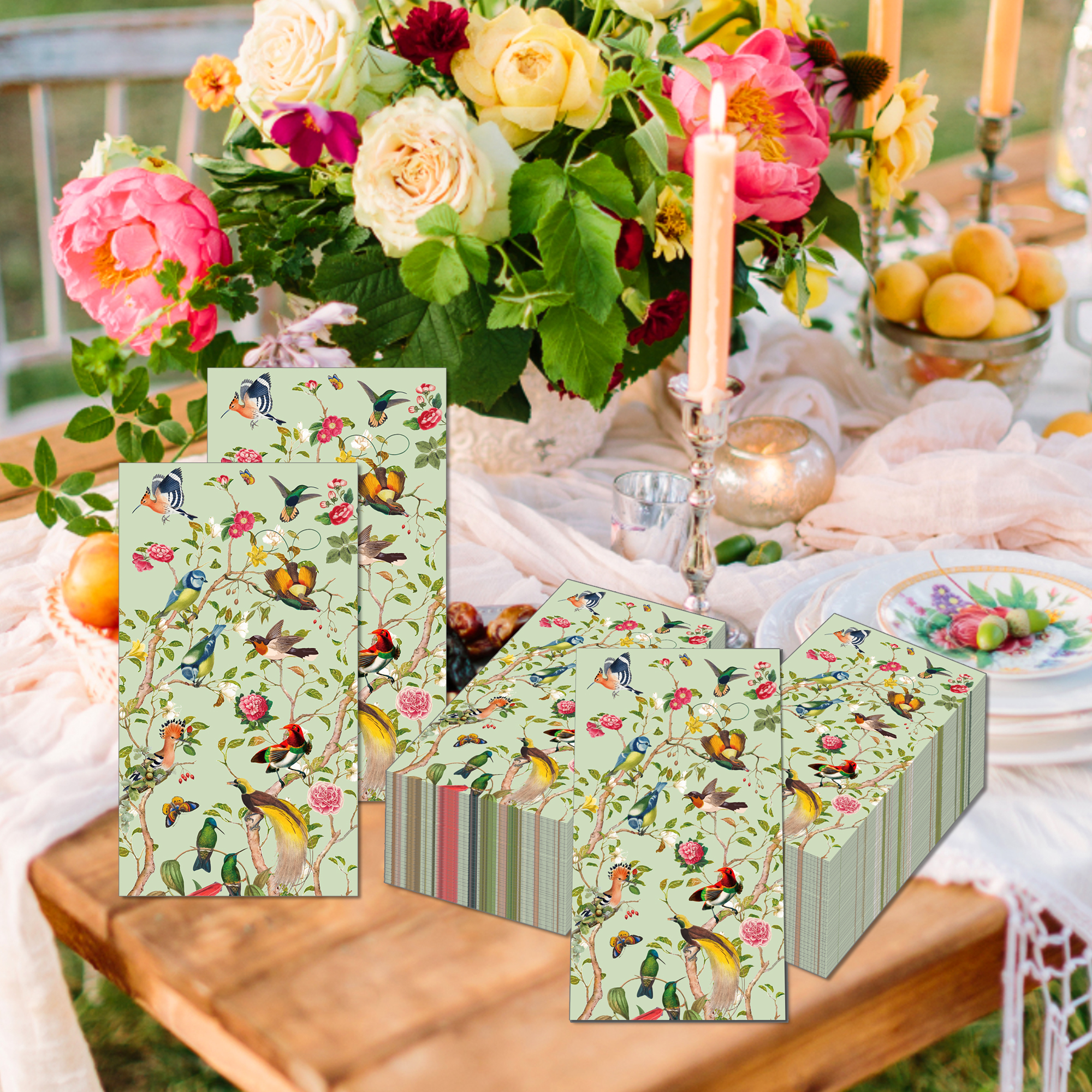 Vintage Paper Napkins Wedding  - Pattern Tissue Paper ulasan dan harga
