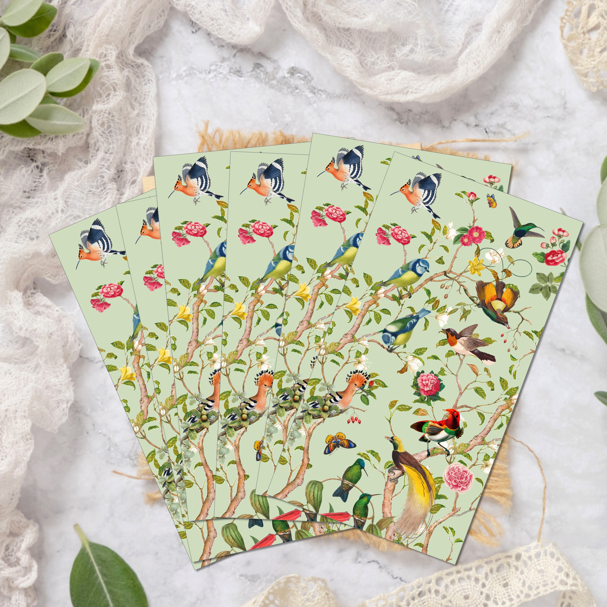 Vintage Paper Napkins Wedding  - Pattern Tissue Paper ulasan dan harga