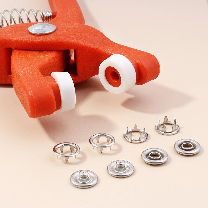 50 Sets 9.5MM Five Jaw Buckle  - Textile Sewing Kit ulasan dan harga