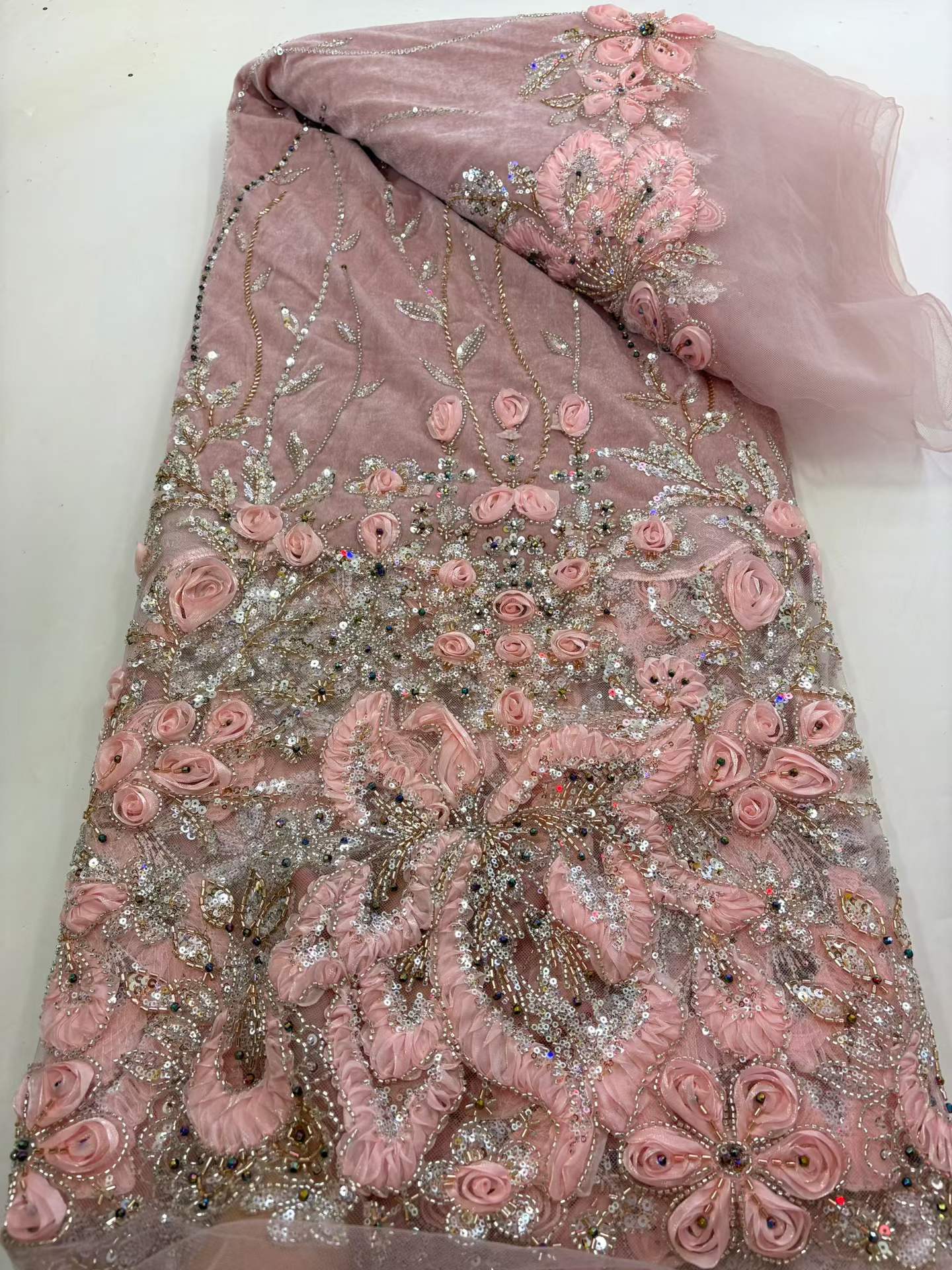 2026 African Groom Velvet Embr - Sewing Velvet Fabric ulasan dan harga