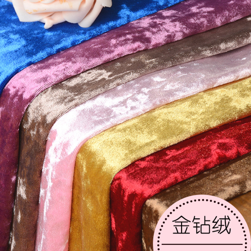 Stretch Velvet Fabrics Fabric  - Sewing Velvet Fabric ulasan dan harga