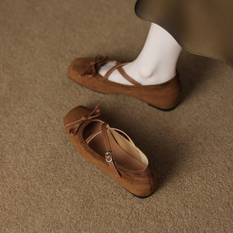 Women's Mary Jane Flats Criss- - Elastic Waistband Roll ulasan dan harga