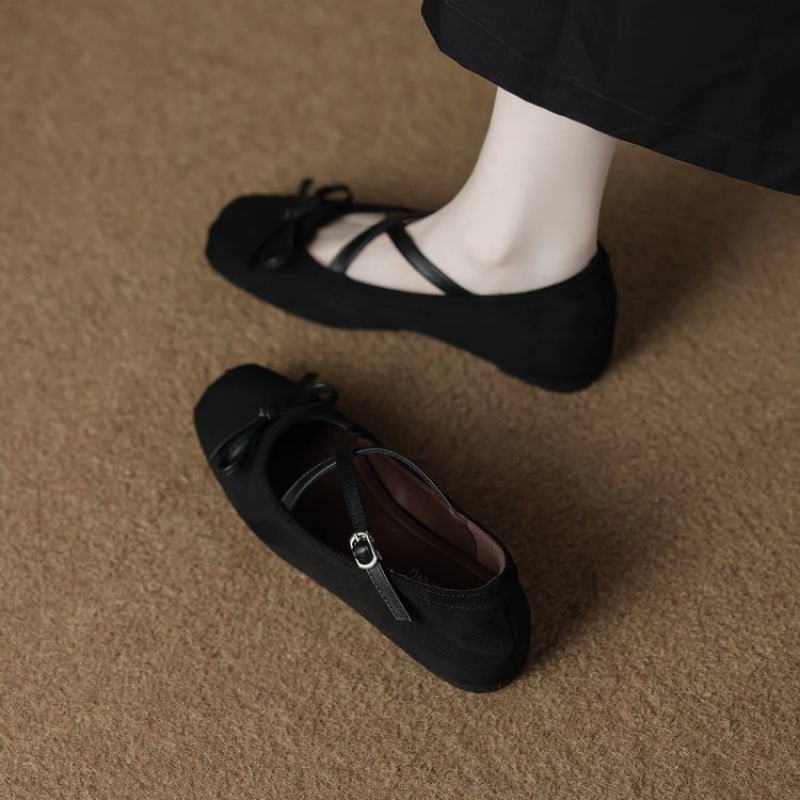 Women's Mary Jane Flats Criss- - Elastic Waistband Roll ulasan dan harga