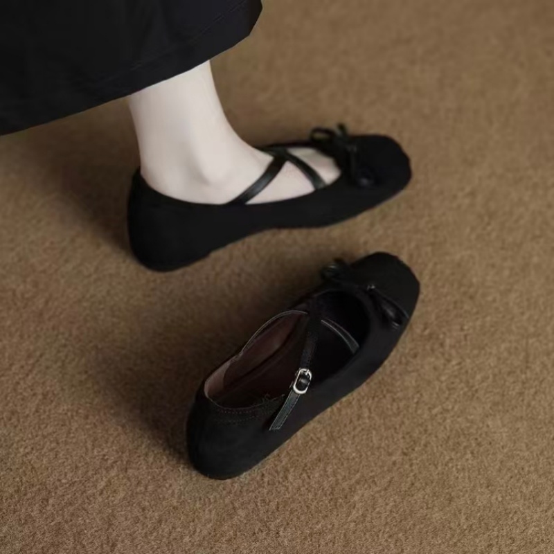 Women's Mary Jane Flats Criss- - Elastic Waistband Roll ulasan dan harga