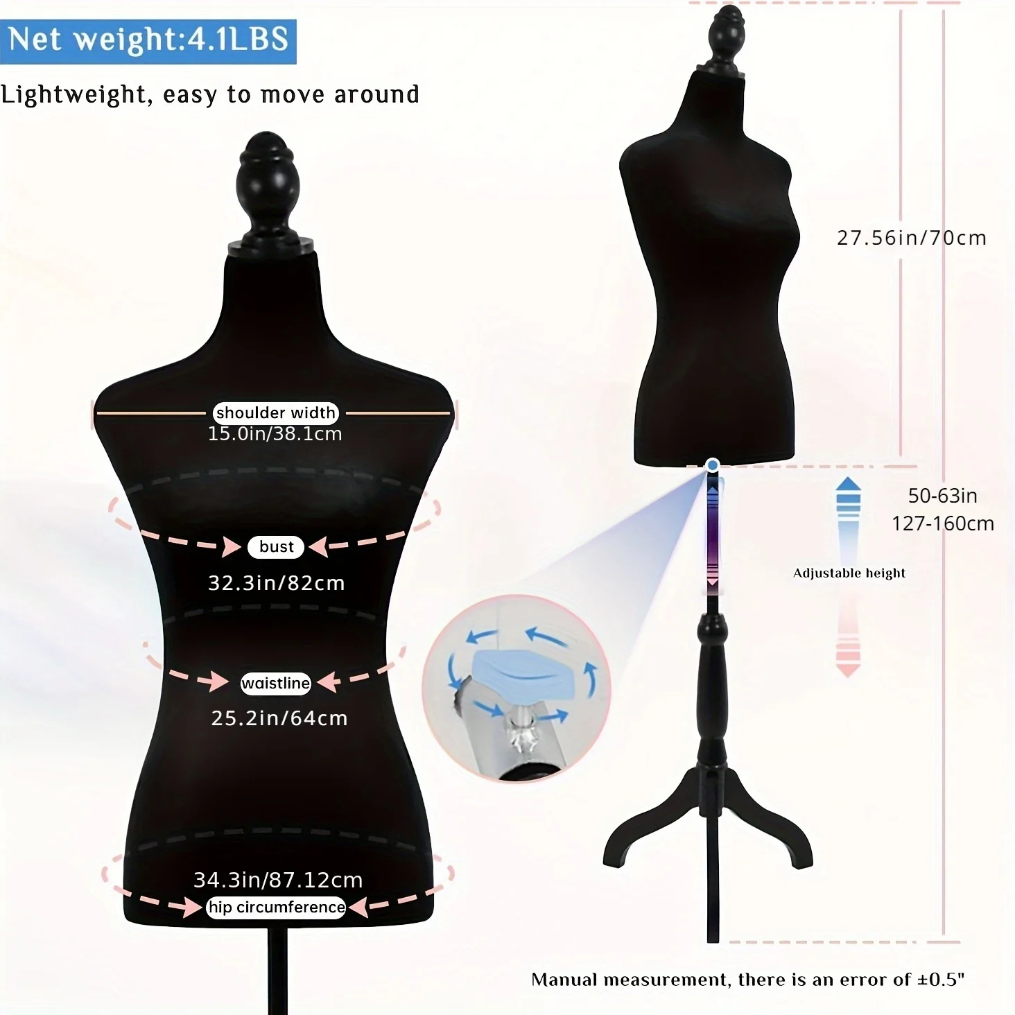 Half Body Mannequin Dress Form - Dress Form Mannequin ulasan dan harga