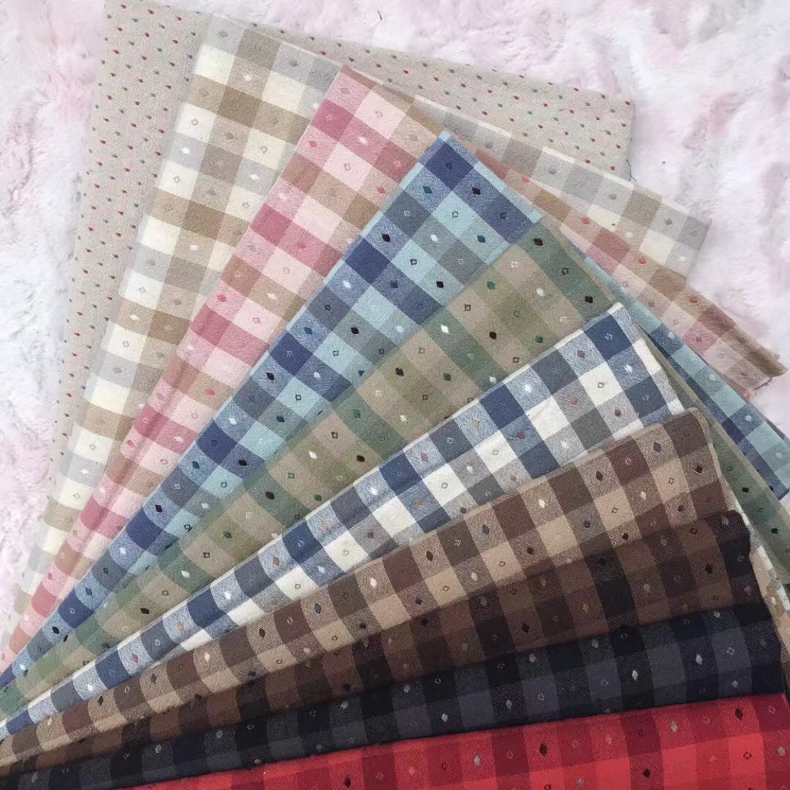 50x70cm DIY Japan fabric Littl - Sewing Tweed Fabric ulasan dan harga