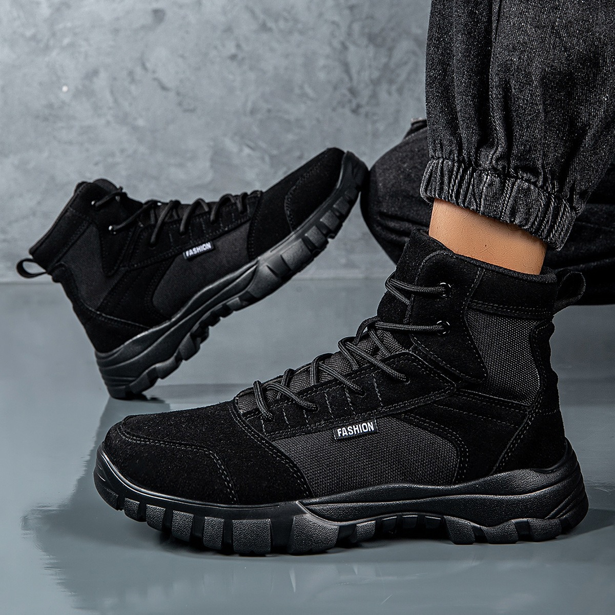 Men's shoes autumn and winter  - Sewing Nylon ulasan dan harga