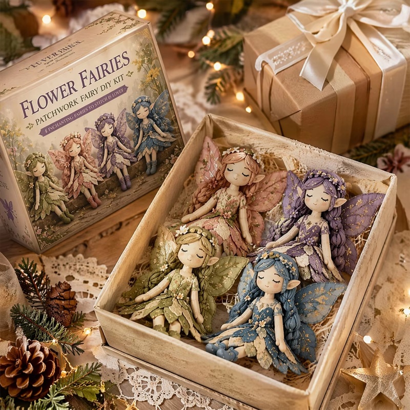 Flower Fairies Patchwork DIY K - Textile Sewing Kit ulasan dan harga