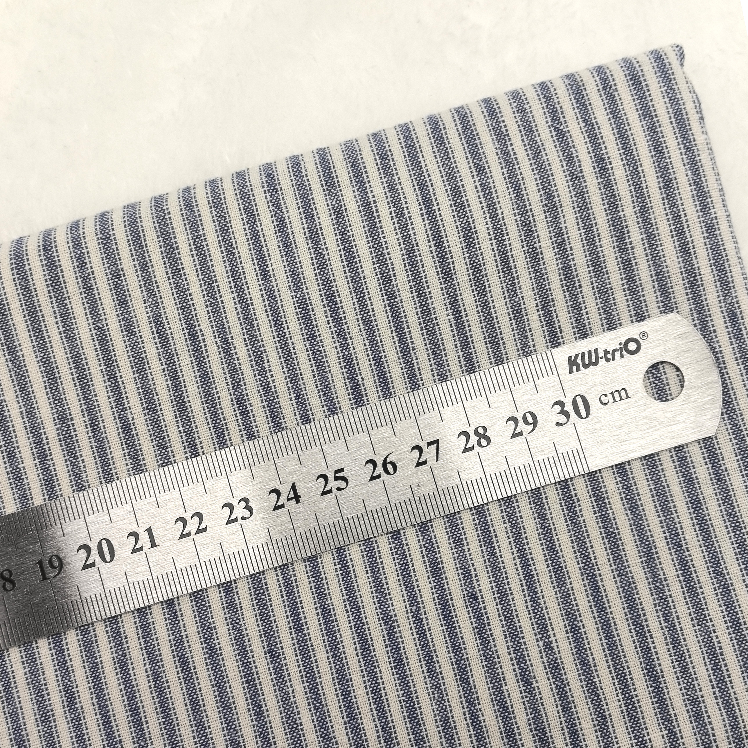 Striped grid yarn-dyed first d - Sewing Tweed Fabric ulasan dan harga
