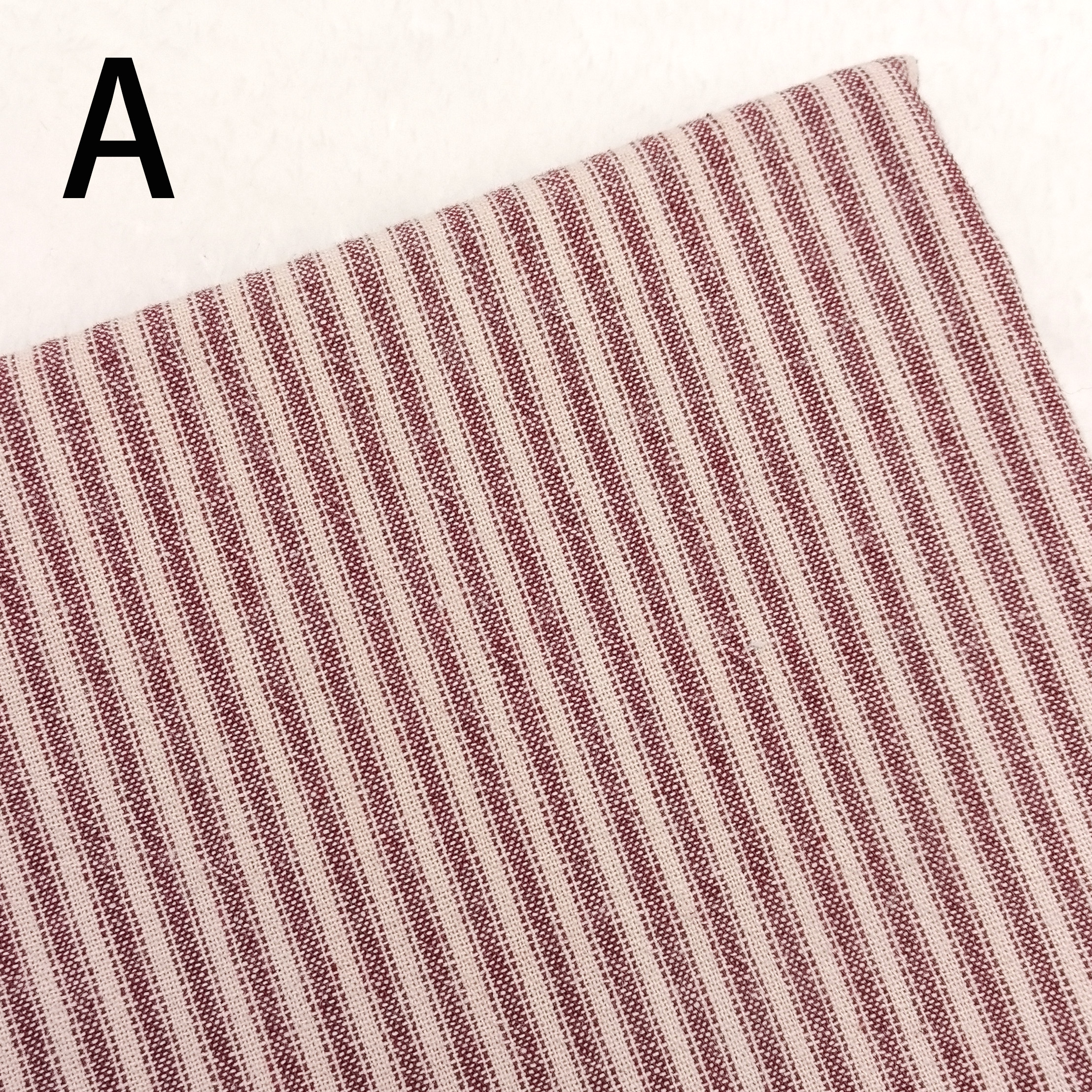 Striped grid yarn-dyed first d - Sewing Tweed Fabric ulasan dan harga