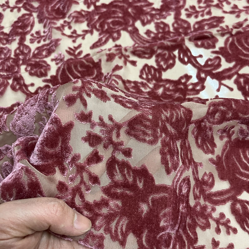 Chinese-style Silk Velvet Fabr - Sewing Velvet Fabric ulasan dan harga