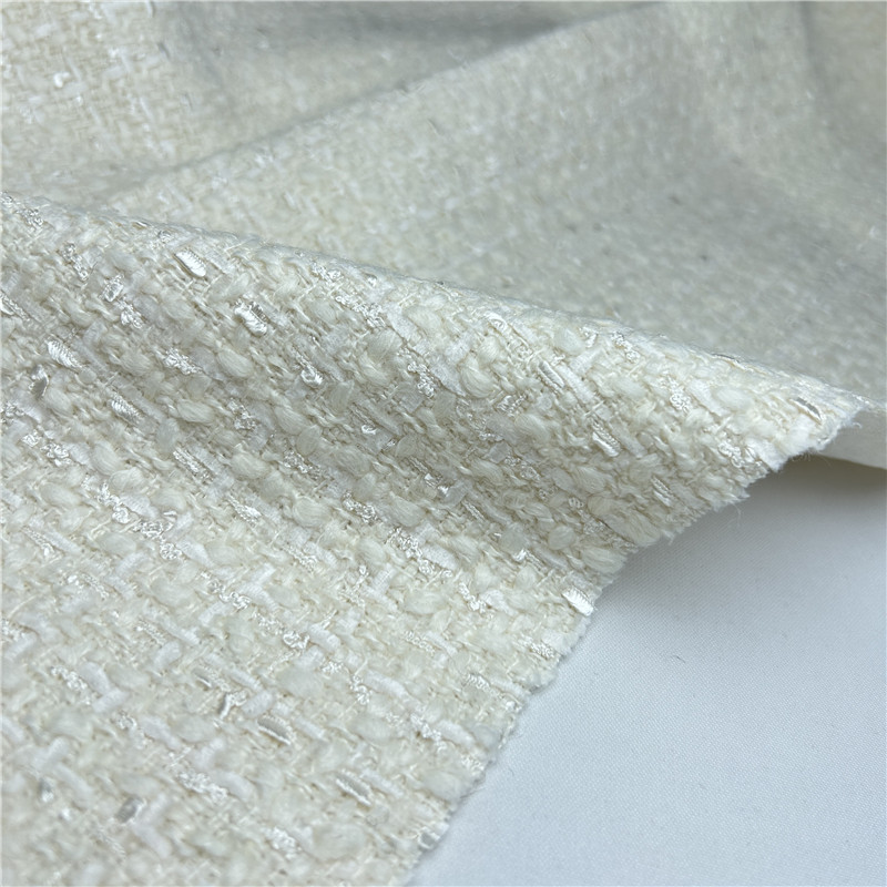 Beige French Luxury Draped Fri - Sewing Tweed ulasan dan harga