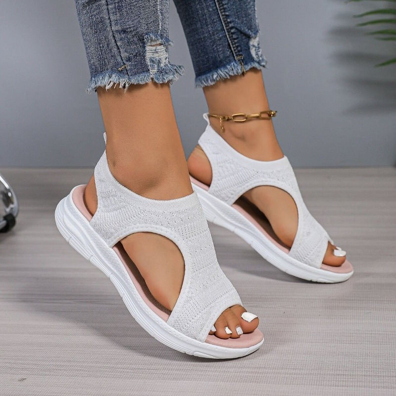Women Summer Sandals Elastic K - Elastic Waistband Roll ulasan dan harga