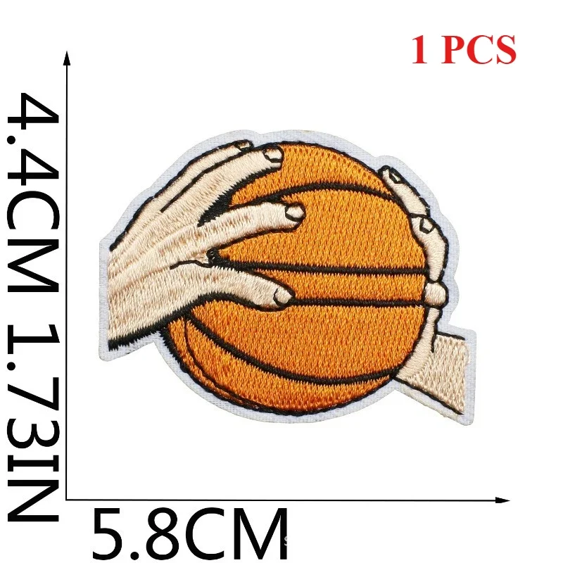Basketball Embroidery Cloth St - Sewing Label ulasan dan harga