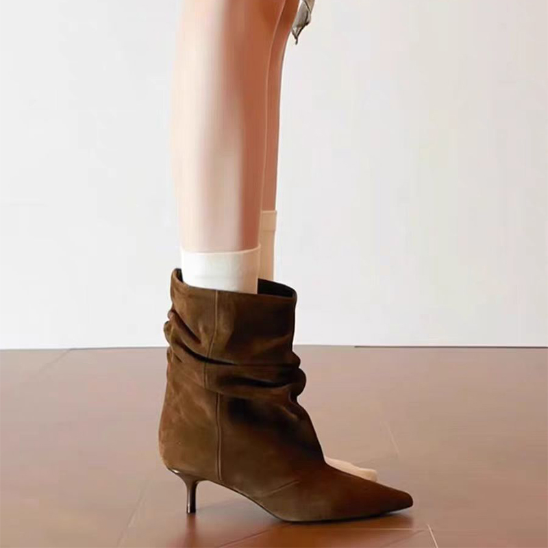 Women Stack Boot,Designer Poin - Sewing Nylon ulasan dan harga