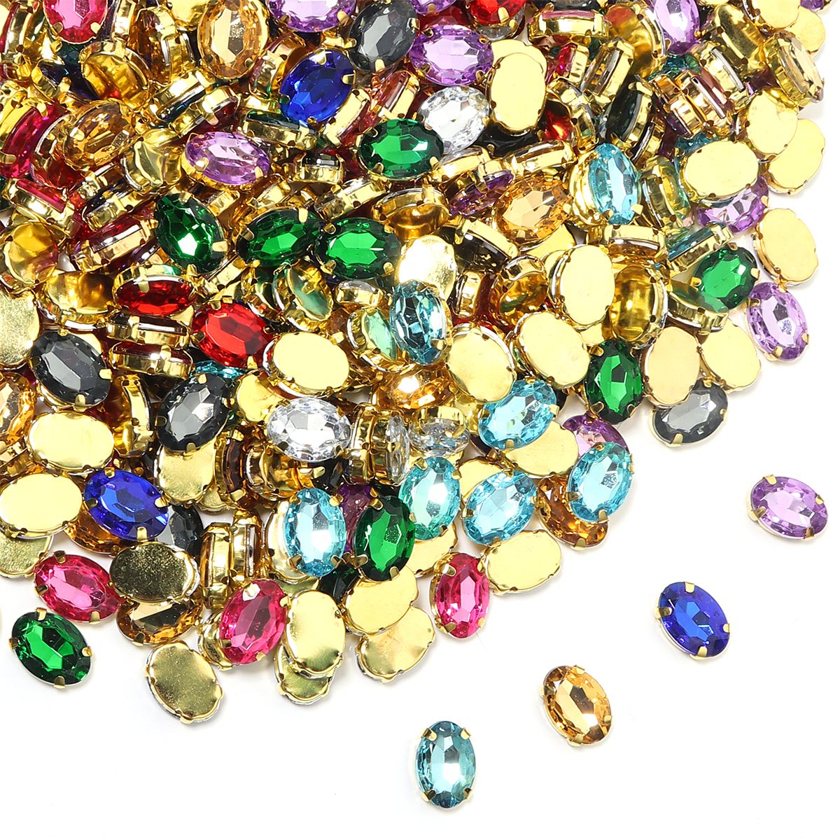 50pcs Gold Color Stainless Ste - Sewing Art ulasan dan harga