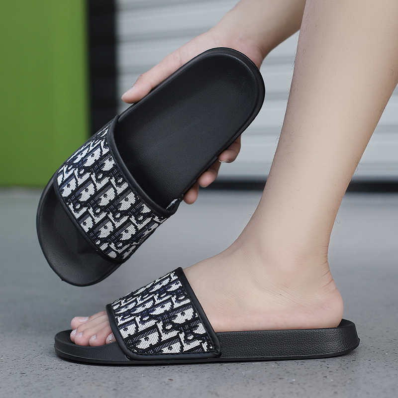 Men Soft Cushion Mesh Slides B - Sewing Net ulasan dan harga