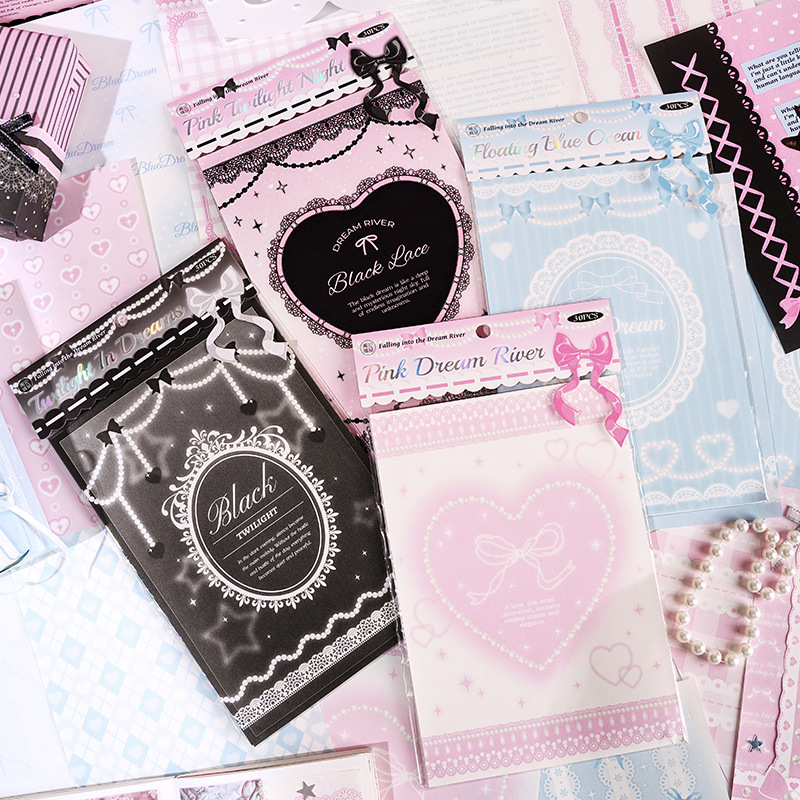 30 pcs Large size Vintage Deco - Pattern Tissue Paper ulasan dan harga