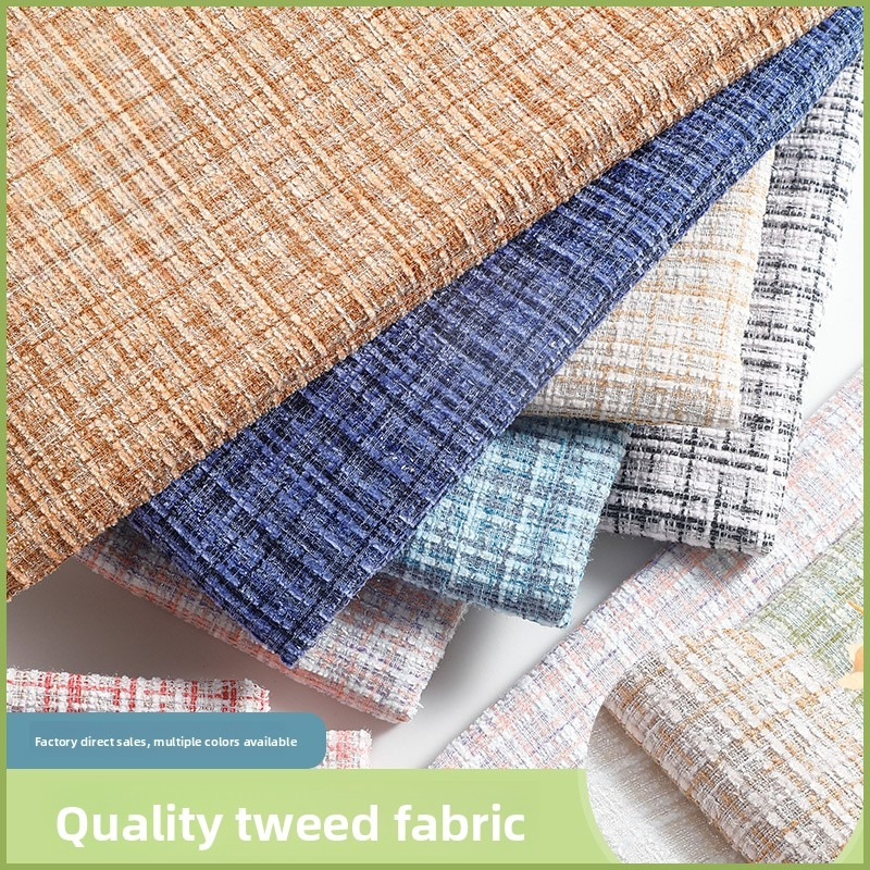 Silver Lurex Tweed Fabric By T - Sewing Tweed ulasan dan harga