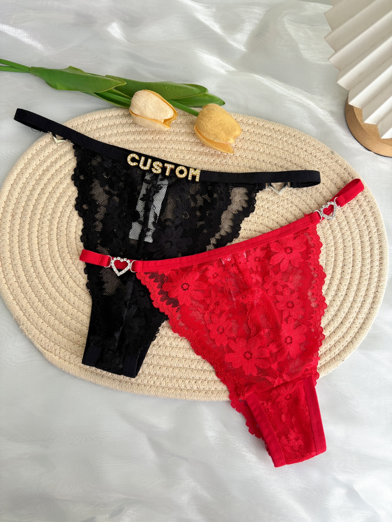 Custom Rhinestone Letter Name  - Sewing Nylon ulasan dan harga