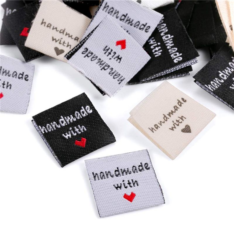 A02M-300 Pcs Handmade Sew-On W - Sewing Label ulasan dan harga