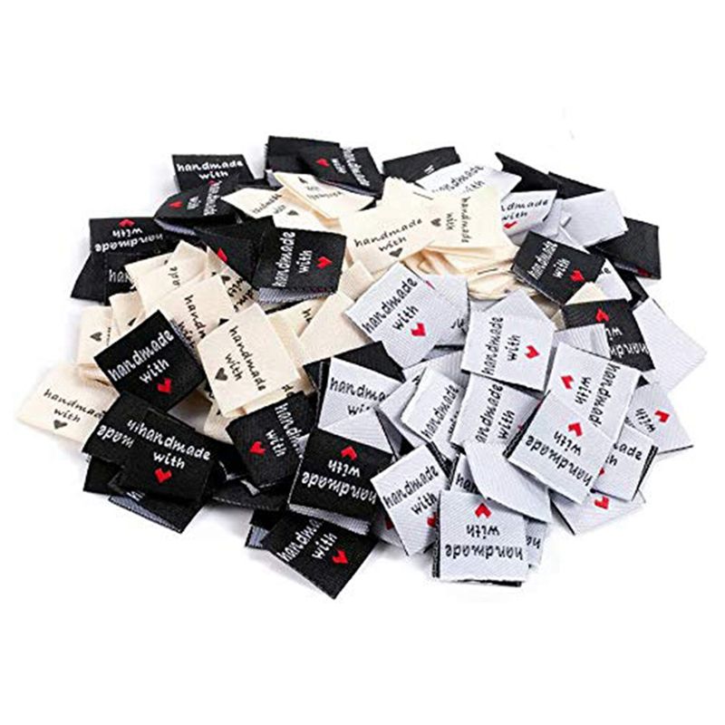 A02M-300 Pcs Handmade Sew-On W - Sewing Label ulasan dan harga