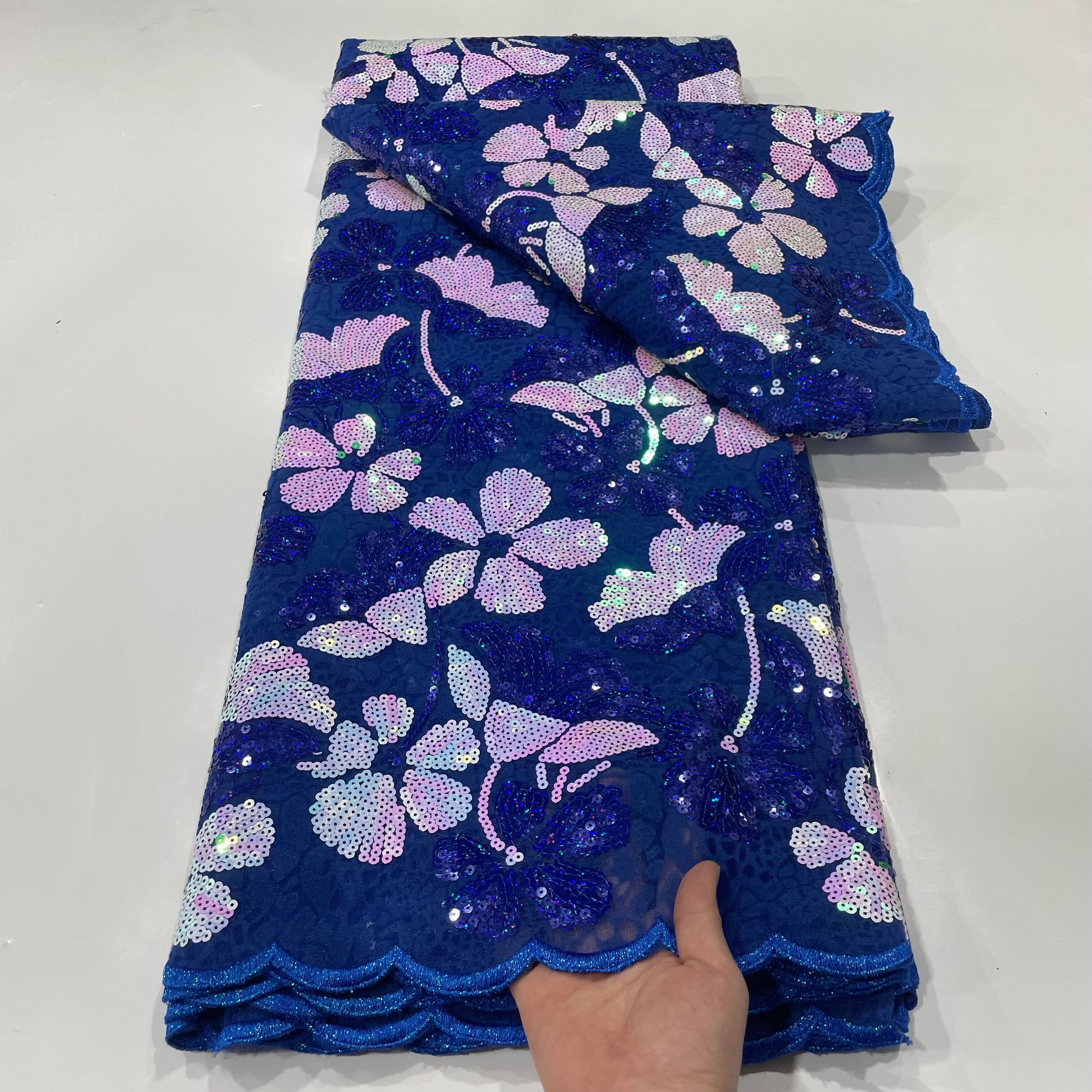 African Lace Fabric High Quali - Sewing Velvet Fabric ulasan dan harga