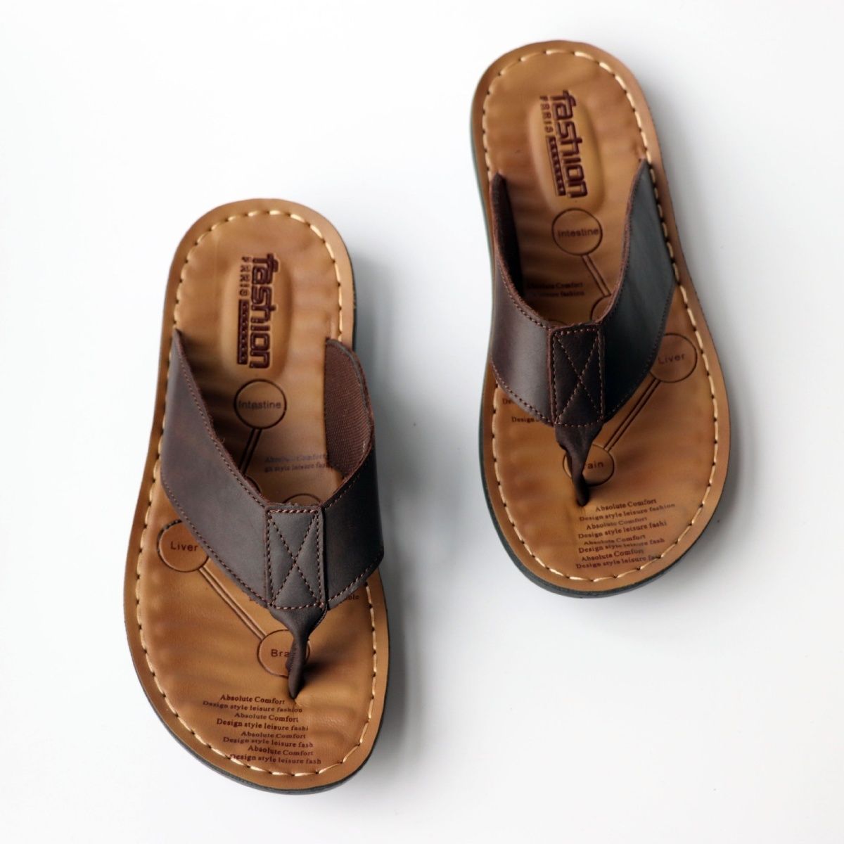 Summer Shoes Men Slippers Genu - Sewing Net ulasan dan harga