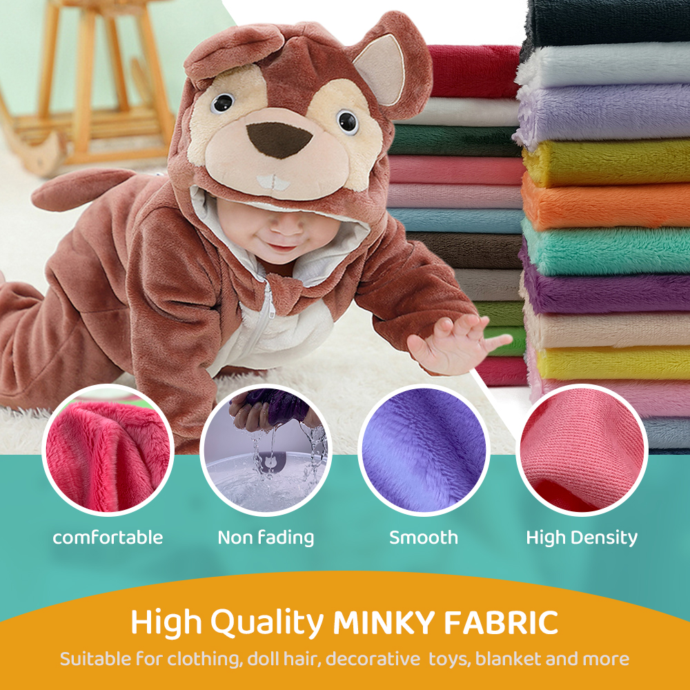 45 × 50cm Soft Velvet Fabric 3 - Sewing Velvet Fabric ulasan dan harga