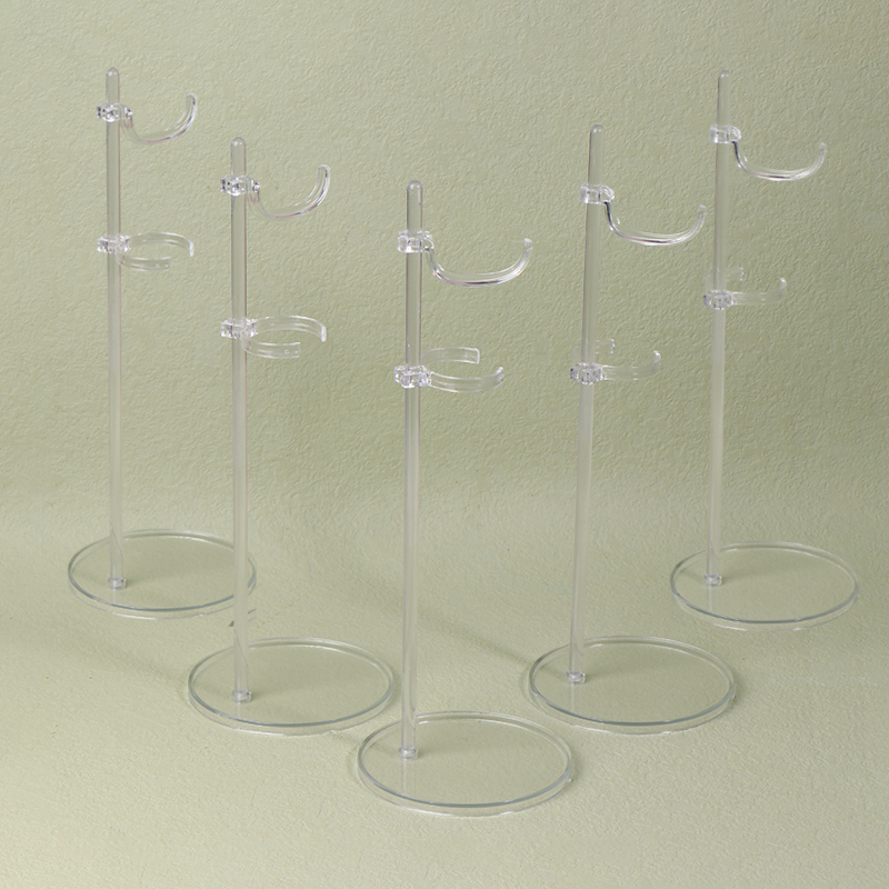 5Pcs Transparent Racks Mannequ - Dress Form Mannequin ulasan dan harga