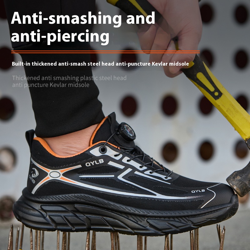 Mens Work Safety Boots Steel T - Sewing Nylon ulasan dan harga