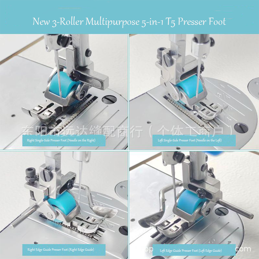 T5 3-Roller Left-Right Edge Gu - Textile Sewing Machines ulasan dan harga