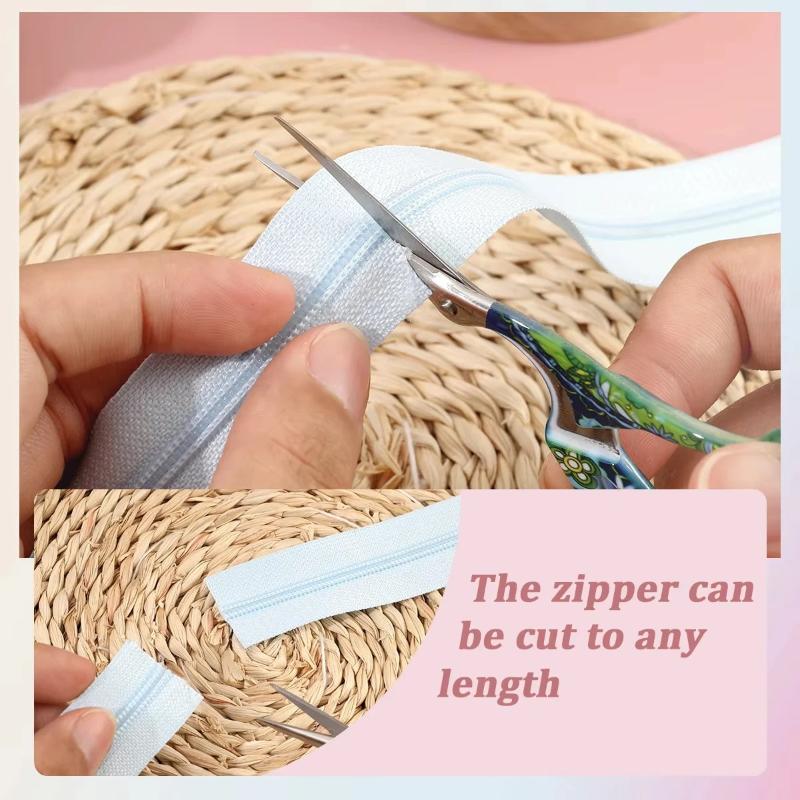 2.0 Meters Zipper + 5 Zipper H - Sewing Repair ulasan dan harga