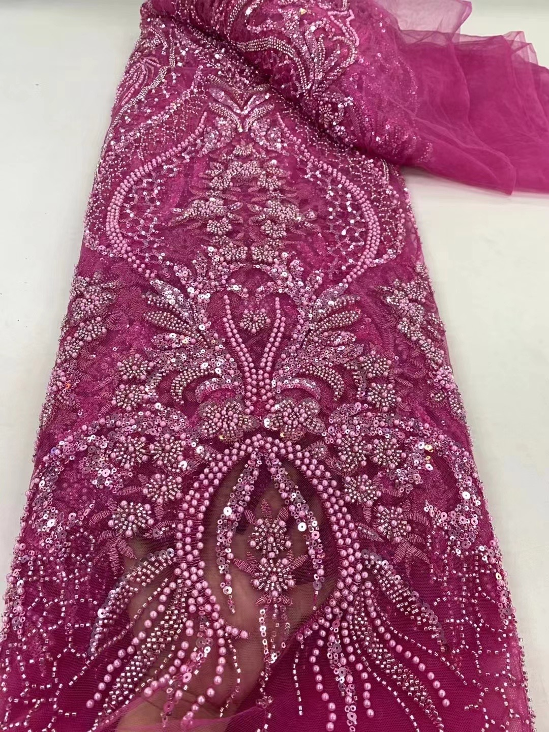 African Sequins Lace Fabric Hi - Sewing Net ulasan dan harga