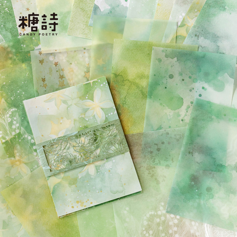 20pcs/lot Vintage Colorful Omb - Pattern Tissue Paper ulasan dan harga