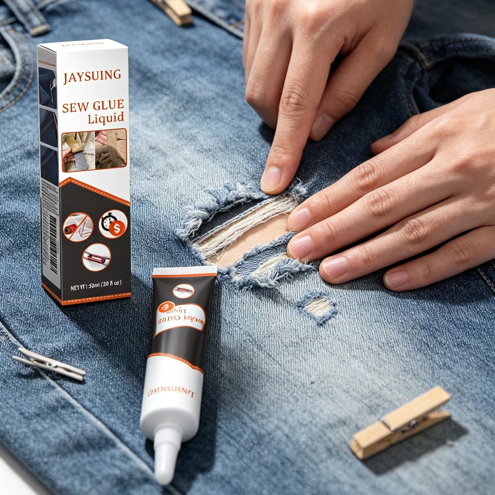 Jaysuing Sewing Glue Clothing  - Sewing Repair ulasan dan harga