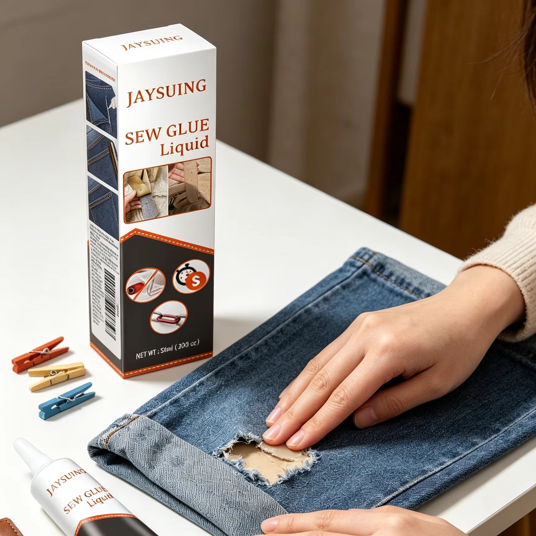 Jaysuing Sewing Glue Clothing  - Sewing Repair ulasan dan harga