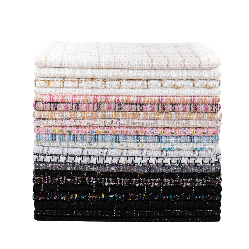 Women\'s Tweed Fabric Thickene - Sewing Tweed ulasan dan harga