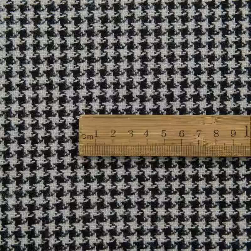 Light Coffee Small Houndstooth - Sewing Tweed ulasan dan harga