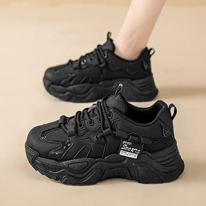 Dad's shoes for women in sprin - Sewing Nylon ulasan dan harga
