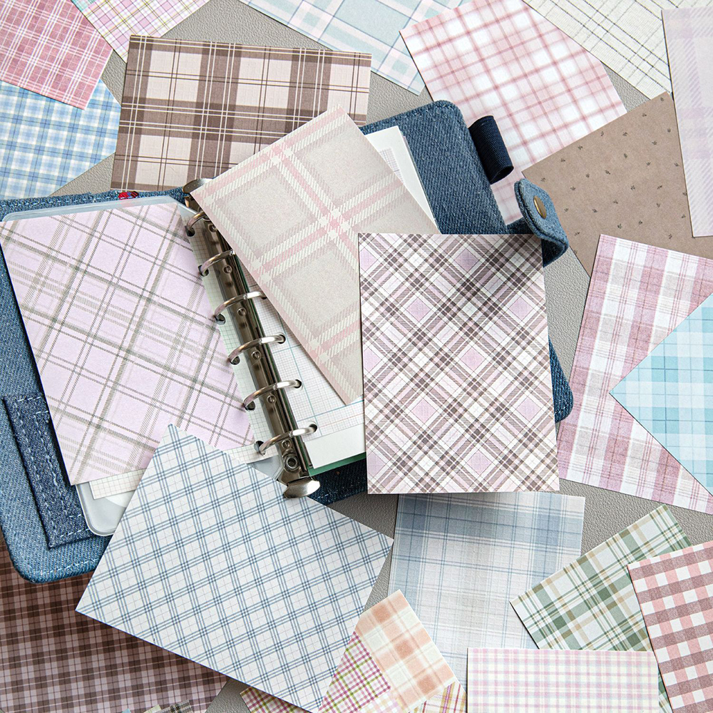 50pcs Creative Plaid Decor Scr - Pattern Tissue Paper ulasan dan harga