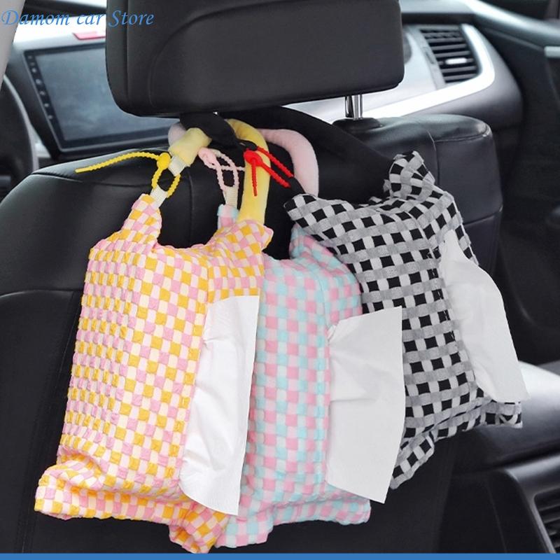 A2UC Car Headrest Tissue Box P - Pattern Tissue Paper ulasan dan harga