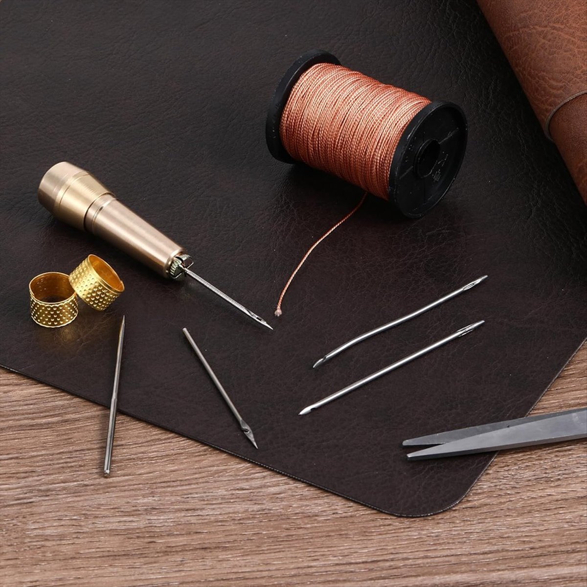 9pcs Leather Sewing Awl Kit wi - Sewing Repair ulasan dan harga