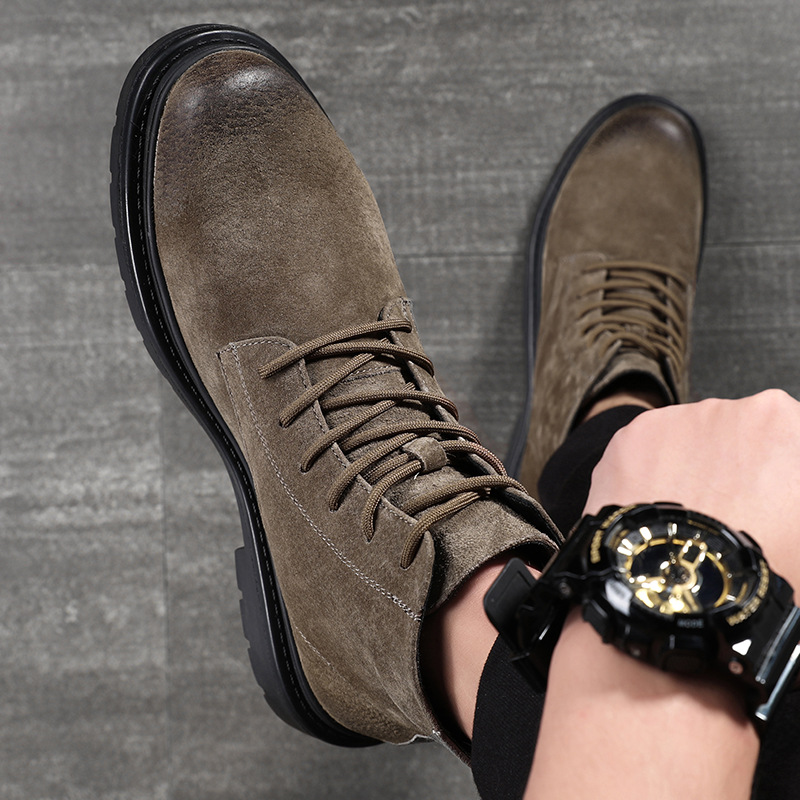 Men's boots autumn and winter  - Sewing Nylon ulasan dan harga