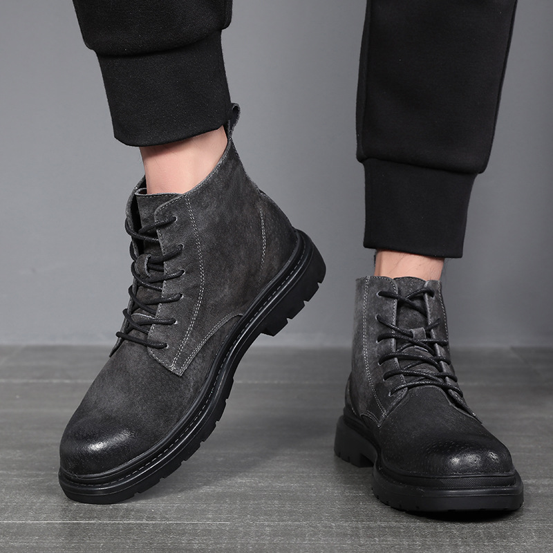 Men's boots autumn and winter  - Sewing Nylon ulasan dan harga