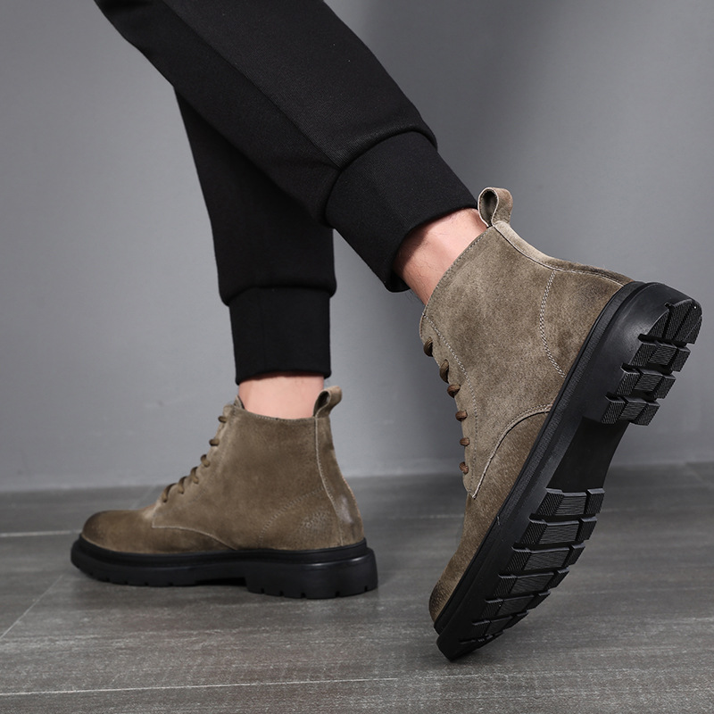 Men's boots autumn and winter  - Sewing Nylon ulasan dan harga