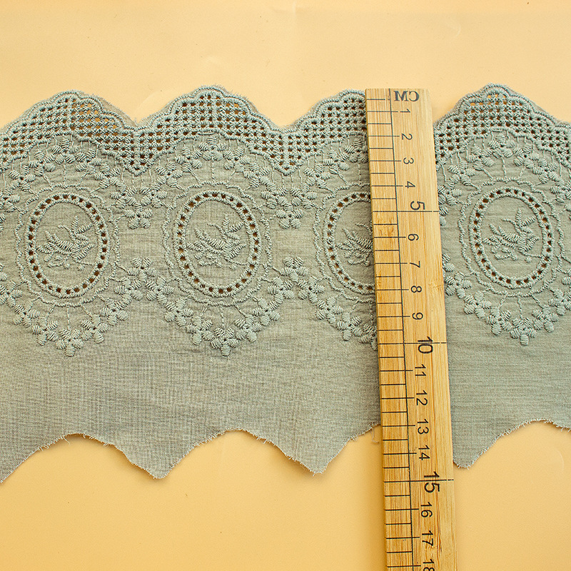 2Yards Colorful  Cotton Embroi - Sewing Net ulasan dan harga