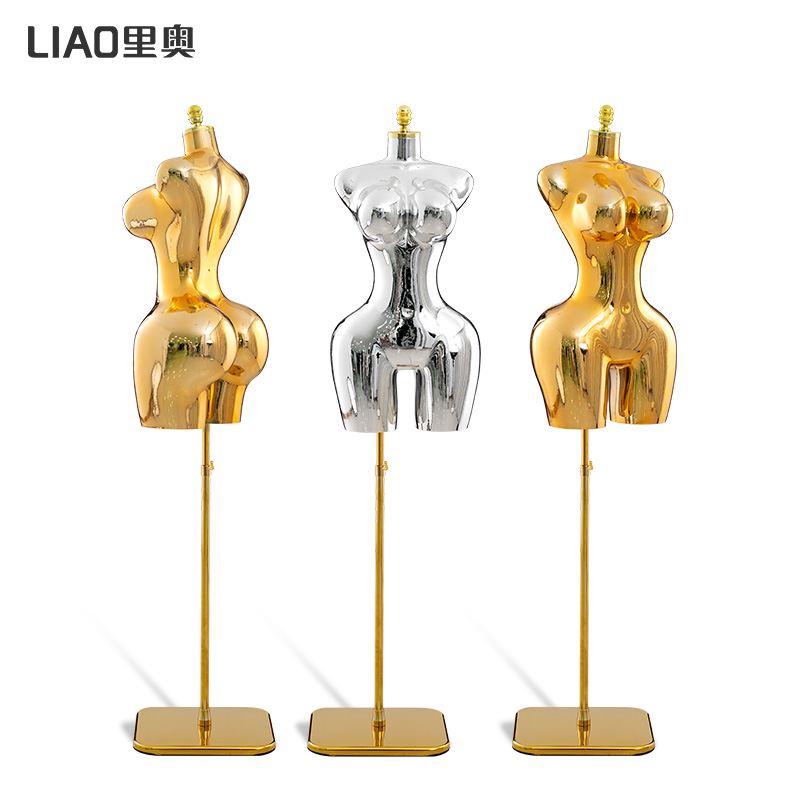 boutique shop Chrome golden pl - Dress Form Mannequin ulasan dan harga