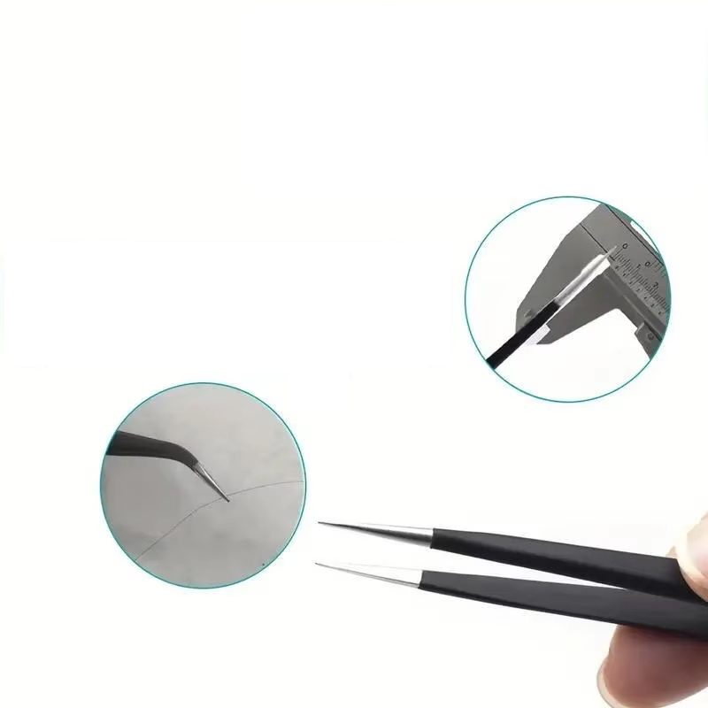 6pcs Precision ESD Tweezers St - Sewing Repair ulasan dan harga