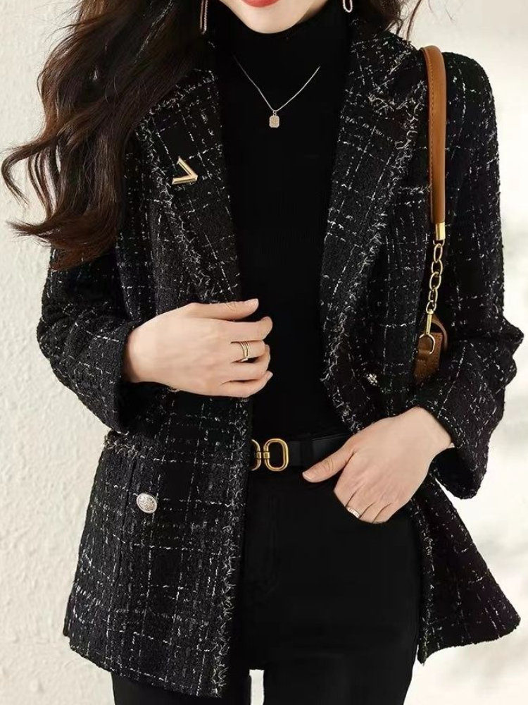 Women's 2025 New Autumn Winter - Sewing Tweed ulasan dan harga